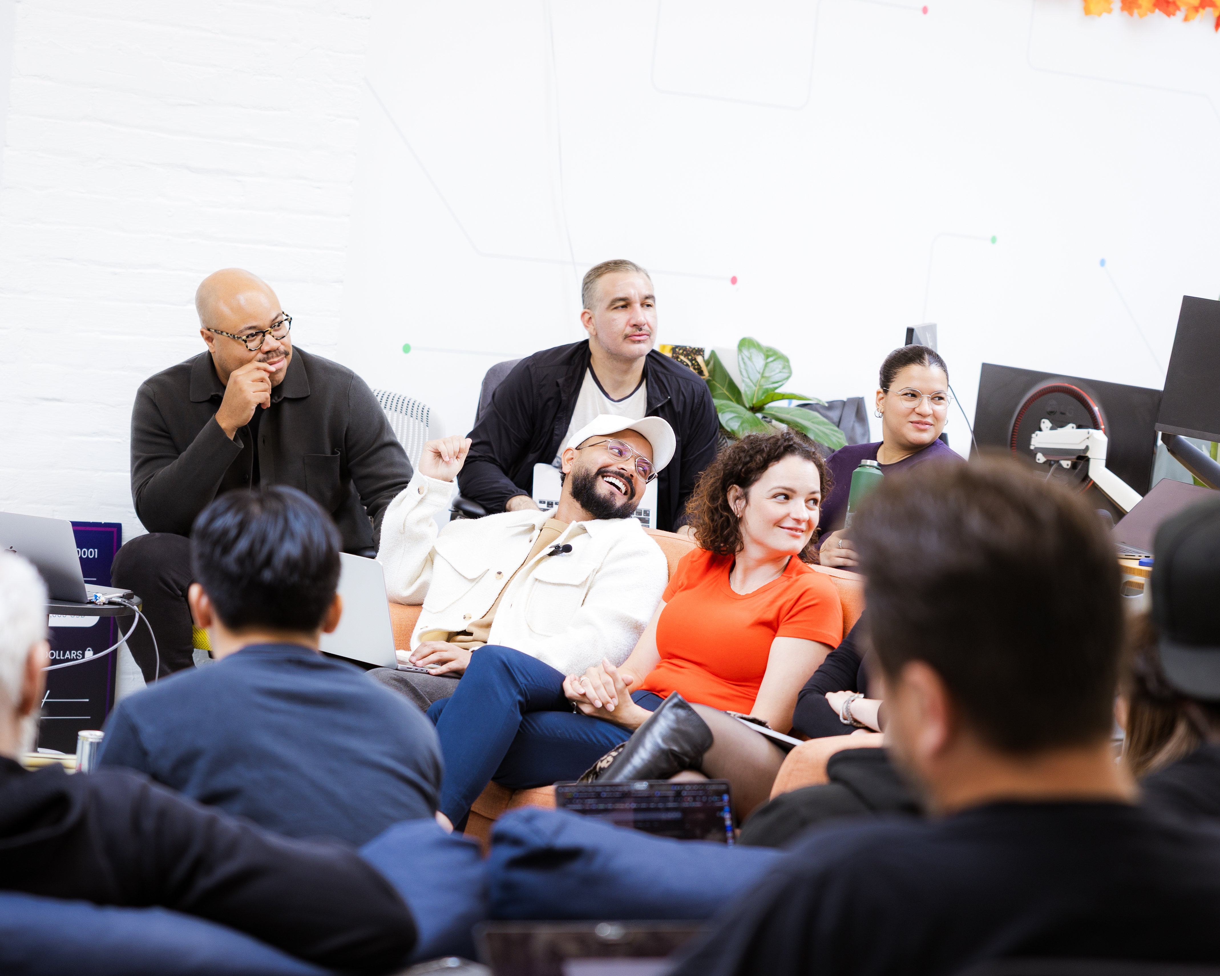 Kinetik team in the office during a meeting