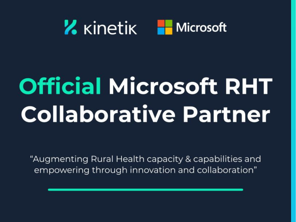 Kinetik joins the Microsoft Rural Health Transformation Collaborative